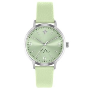 Relógio Life Realizações Feminino Couro Verde