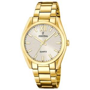 Relógio Festina Feminino Aço Dourado