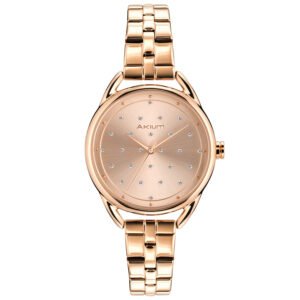 Relógio Akium Urban Glow Feminino Aço Rosé