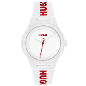 Relógio Hugo Masculino Silicone Branco 1530345