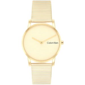 Relógio Calvin Klein Feminino Aço Dourado 25100035