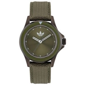 Relógio Adidas Unissex Nylon Verde Aofh23017m