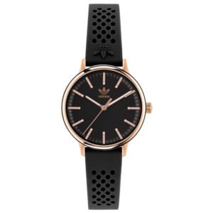 Relógio Adidas Feminino Silicone Preto Aosy23026m