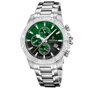 Relógio Festina Masculino Aço Prateado