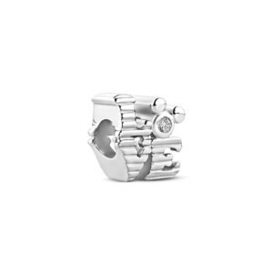Separador Life Disney Love Mickey em Prata 925 com Pedras Incolores - Separador Life Disney Love Mickey Prata Cravejado