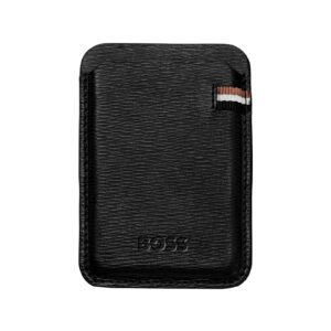 Porta Cartão Hugo Boss Couro Preto Hlj421a