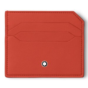 Porta Cartão Montblanc Couro Vermelho - MB198035