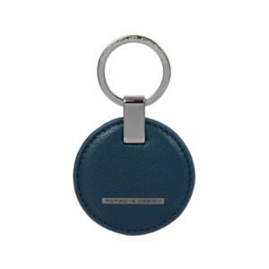 Chaveiro Porsche Design Couro Aço Azul Oky08802.006