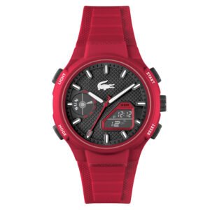 Relógio Lacoste LC33 Masculino Borracha Vermelho 2011368