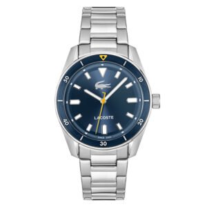 Relógio Lacoste Masculino Aço Prateado 2011424