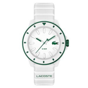 Relógio Lacoste Masculino Borracha Branco 2011415