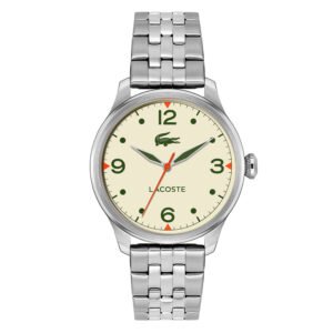 Relógio Lacoste Masculino Aço Prateado 2011400