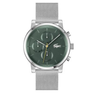 Relógio Lacoste Masculino Aço Prateado 2011410