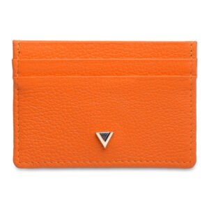 Porta Cartão Vivara Couro Flowter Laranja