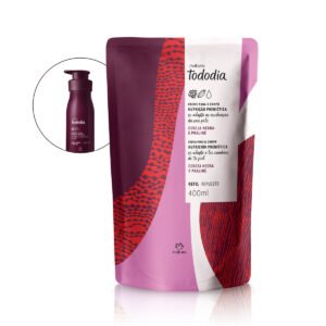 Refil Creme Desodorante Nutritivo para o Corpo Tododia Cereja Negra e Praliné 400 ml