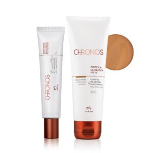 Kit Sérum e Protetor Multiclareador FPS 70 Chronos Derma