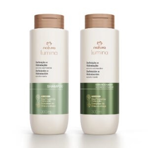 Kit Shampoo e Condicionador Lumina Definição e Hidratação de Cabelos Cacheados (2 produtos)