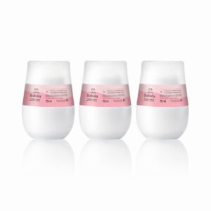 Kit Desodorante Antitranspirante Roll-on Tâmara e Canela (3 unidades)