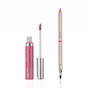 Kit Una Gloss Pink 100 com Lápis Rosê (2 produtos)