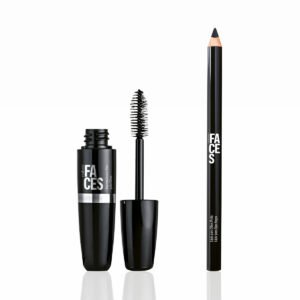 Kit Faces Lápis para Olhos Preto e Supermáscara Tint para Cílios (2 produtos)
