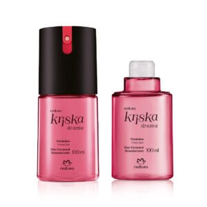 Kit Desodorante Corporal Kriska Drama com Refil 2 un de 100 ml