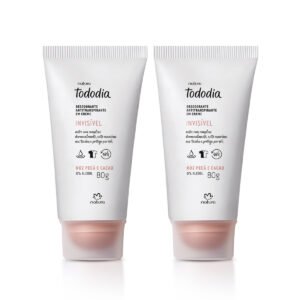 Kit Desodorante Antitranspirante em Creme Tododia Noz Pecã e Cacau 2 un de 80 g
