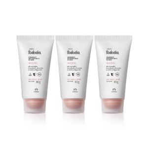 Kit Desodorante Antitranspirante em Creme Tododia Noz Pecã e Cacau 3 un de 80 g