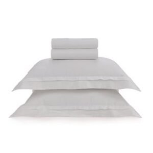 Jogo de Cama Queen 300 fios 100% Algodão Egípcio Vercelli Branco