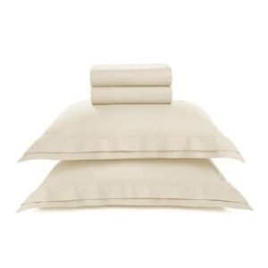 Jogo de Cama Queen 200 Fios 100% Algodão Novoli Crema