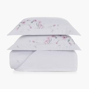 Jogo de Colcha King 300 Fios 100% Algodão Egípcio Petunia