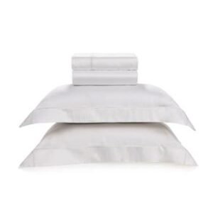 Jogo de Cama King Trussardi 300 Fios Cetim 100% Bambu Girelli Branco