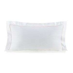 Super Fronha avulsa 600 Fios Dominicani Branco/Nocciola