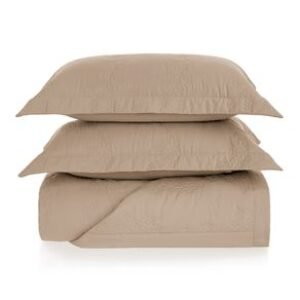 Jogo de Colcha King 300 fios Cetim Roseto Rose