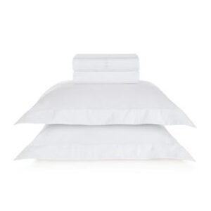 Jogo de Cama King 100% Algodao Egípcio Piera Branco