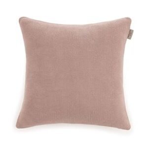 Almofada Tricot 100% Algodão Giovanella Rosa Tea 40cm x 40cm