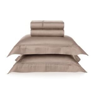 Jogo de cama King 300 fios Bambu Contessina Nocciola