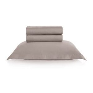 Jogo de cama Solteiro 300 fios Cetim Grasso Nocciola