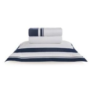 Jogo de cama San Lorenzo Branco/Marino