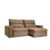 Sofá 3 Lugares Retrátil E Reclinável Flexforma Jazz Veludo Tabaco 230 Cm