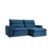 Sofá 4 Lugares Retrátil E Reclinável Flexforma Jazz Veludo Marinho 250 Cm