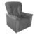 Poltrona Reclinável Mx-57 Troller Veludo Chumbo