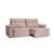 Sofá 4 Lugares Retrátil E Reclinável Com Usb Flexforma Triton Veludo Rose 250 Cm