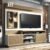 Estante Home Para Tv 65 Polegadas Eldorado Avelã Off White