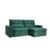 Sofá 3 Lugares Retrátil E Reclinável Flexforma Jazz Veludo Verde 230 Cm