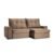 Sofá 3 Lugares Retrátil E Reclinável Flexforma Versalhes Veludo Tabaco 230 Cm