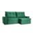 Sofá 5 Lugares Retrátil E Reclinável Flexforma Versalhes Veludo Verde 290 Cm