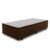 Base Para Cama Box Solteiro Cora Com Baú (34x88x188) Marrom