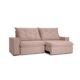 Sofá 3 Lugares Retrátil E Reclinável Flexforma Premier Veludo Rose 200 Cm