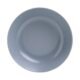 Prato Fundo Slat cinza 22 cm