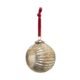 Bola Home Style Joy Golden Ornamental 10 cm